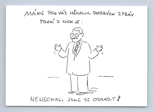 Pohlednice Karikatura Václava Klause ODS 1998 (M28618)