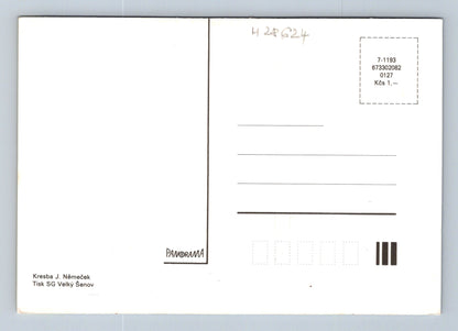 Pohlednice Kresba J. Němeček podmořský svět (M28624)