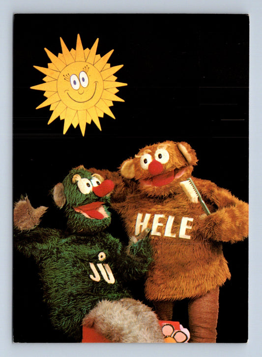 Pohlednice Jů a Hele s kamarádem 1984 (M28631)