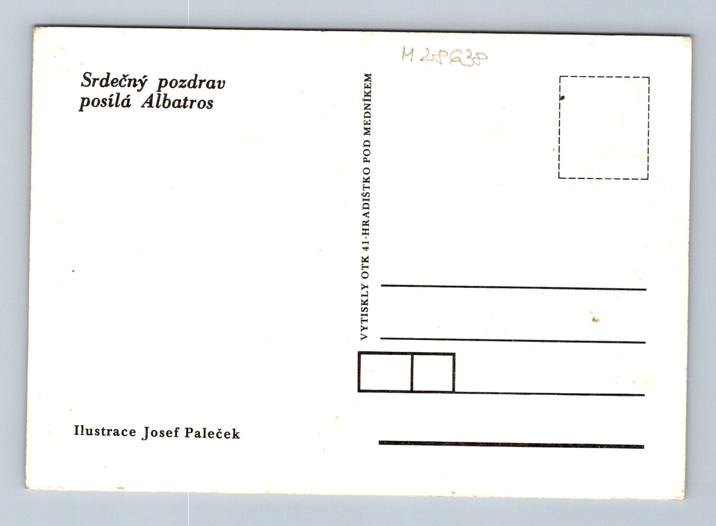 Pohlednice chlapec na tubu a kočka Josef Paleček (M28638)