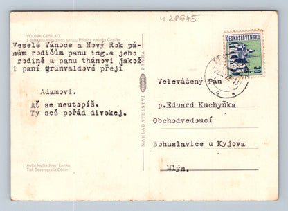Pohlednice Vodník Česílko postavičky 1966 (M28645)