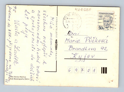 Pohlednice Tři červené růže 1963 (M28658)