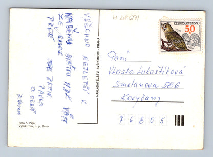 Pohlednice květiny ve váze 1968 (M28671)