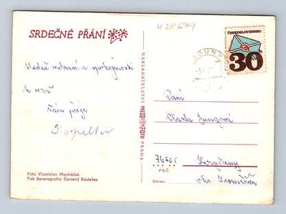 Pohlednice Květina Clivia 1972 (M28679)