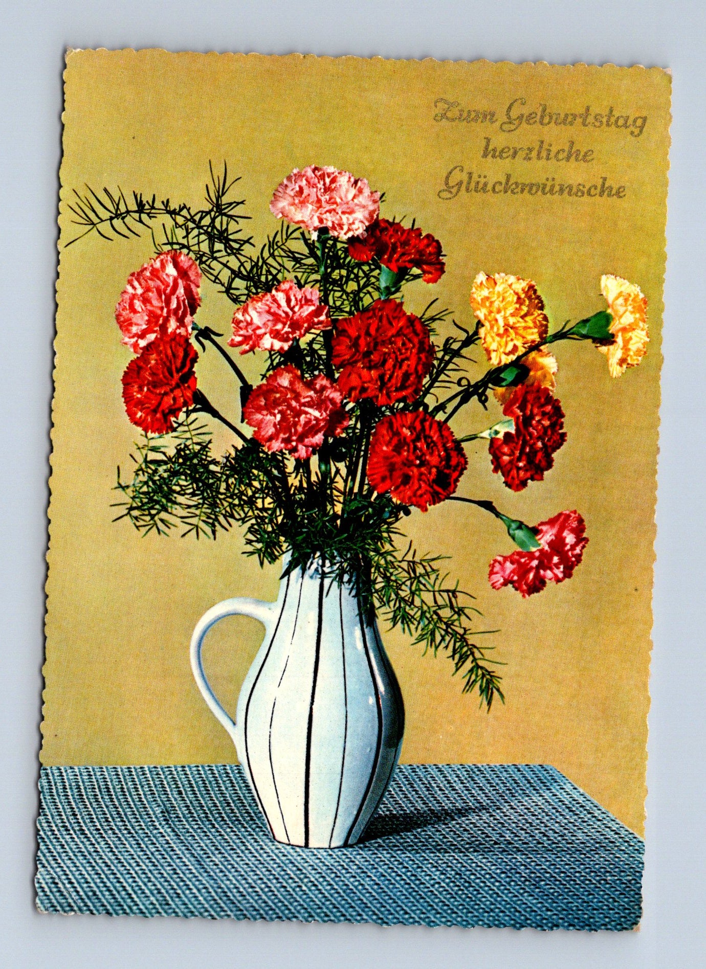 Pohlednice blahopřání květiny (M28699)