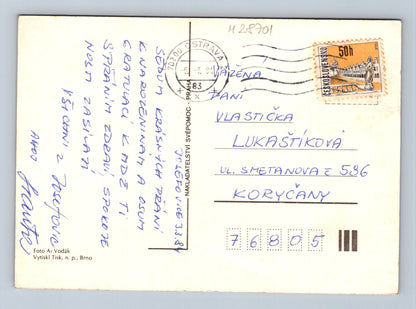 Pohlednice Srdečné přání květiny 1983 (M28701)