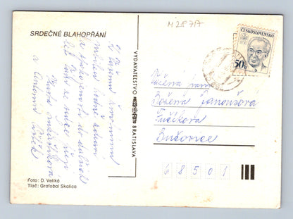 Pohlednice Slovensko květiny růže (M28717)