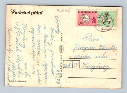 Pohlednice Dva žluté narcisy 1975 (M28721)