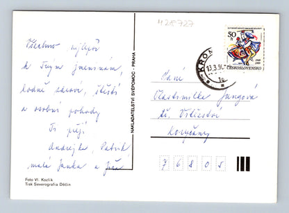 Pohlednice růže Srdečné přání 1990 (M28727)