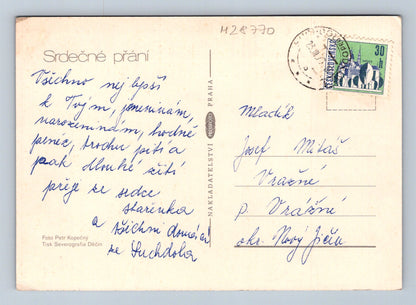 Pohlednice Kytice růží 1970 (M28770)