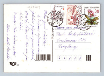 Pohlednice květinová kytice 1989 (M28781)
