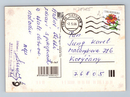 Pohlednice Srdečné blahopřání květiny a ovoce 2006 (M28785)
