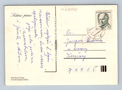 Pohlednice Květiny jasmín ve váze 1982 (M28831)