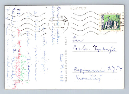 Pohlednice Kytice gerber ve stínu 1941 (M28850)