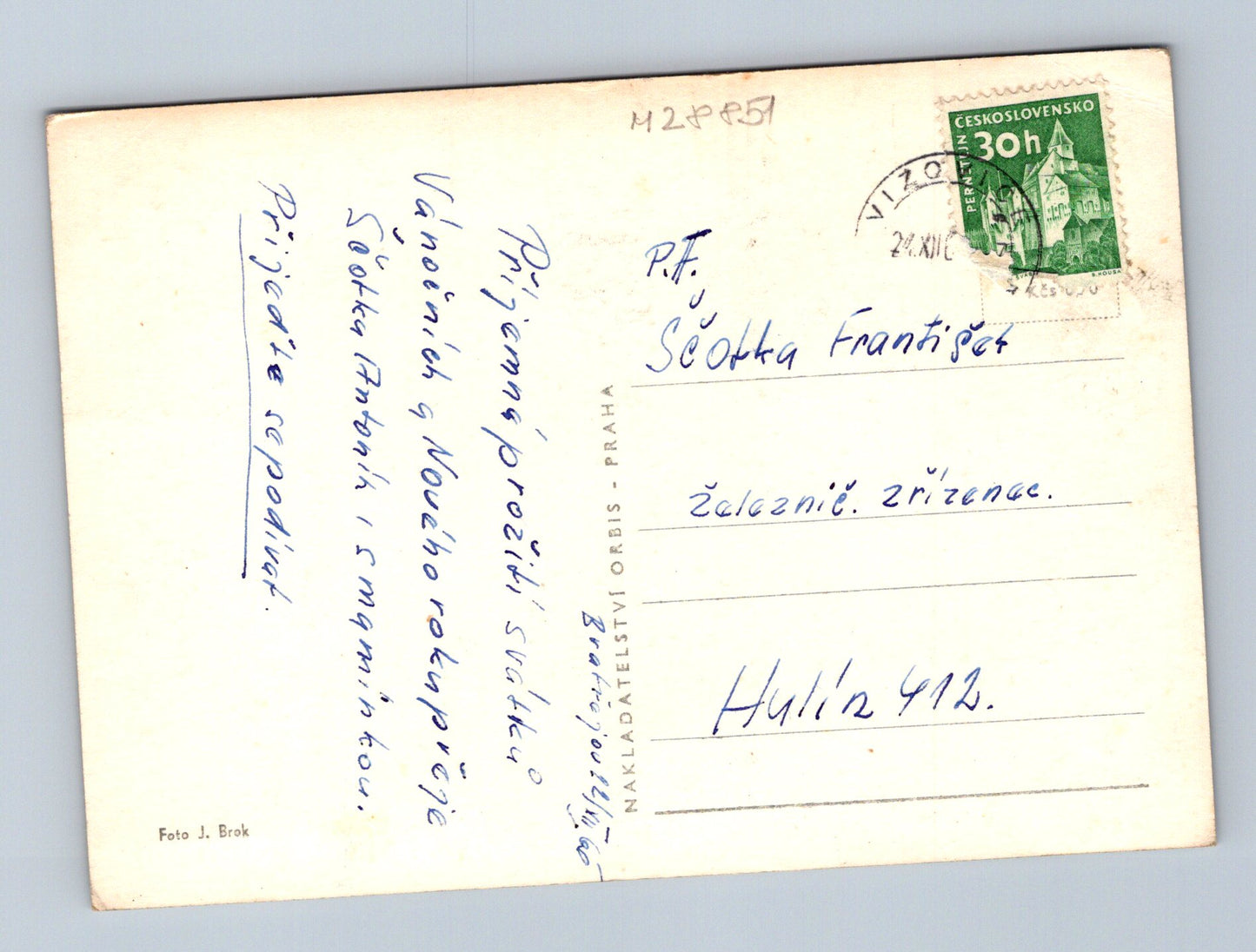 Pohlednice Orbis umělecké zátiší lilie (M28851)