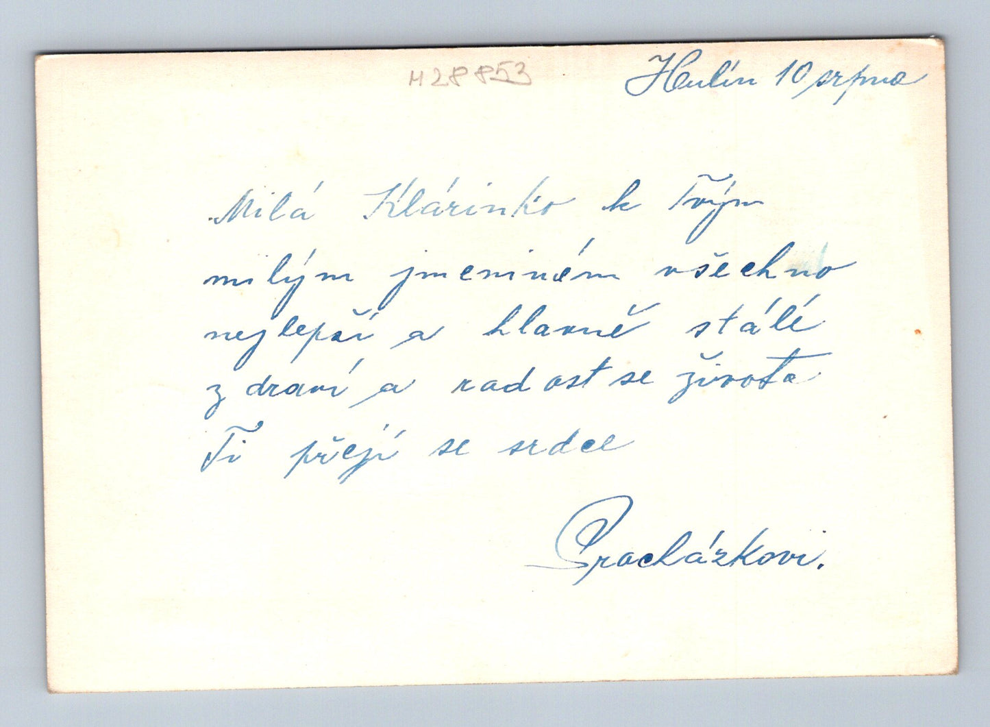 Pohlednice Kytice narcisů Srdečné přání (M28853)