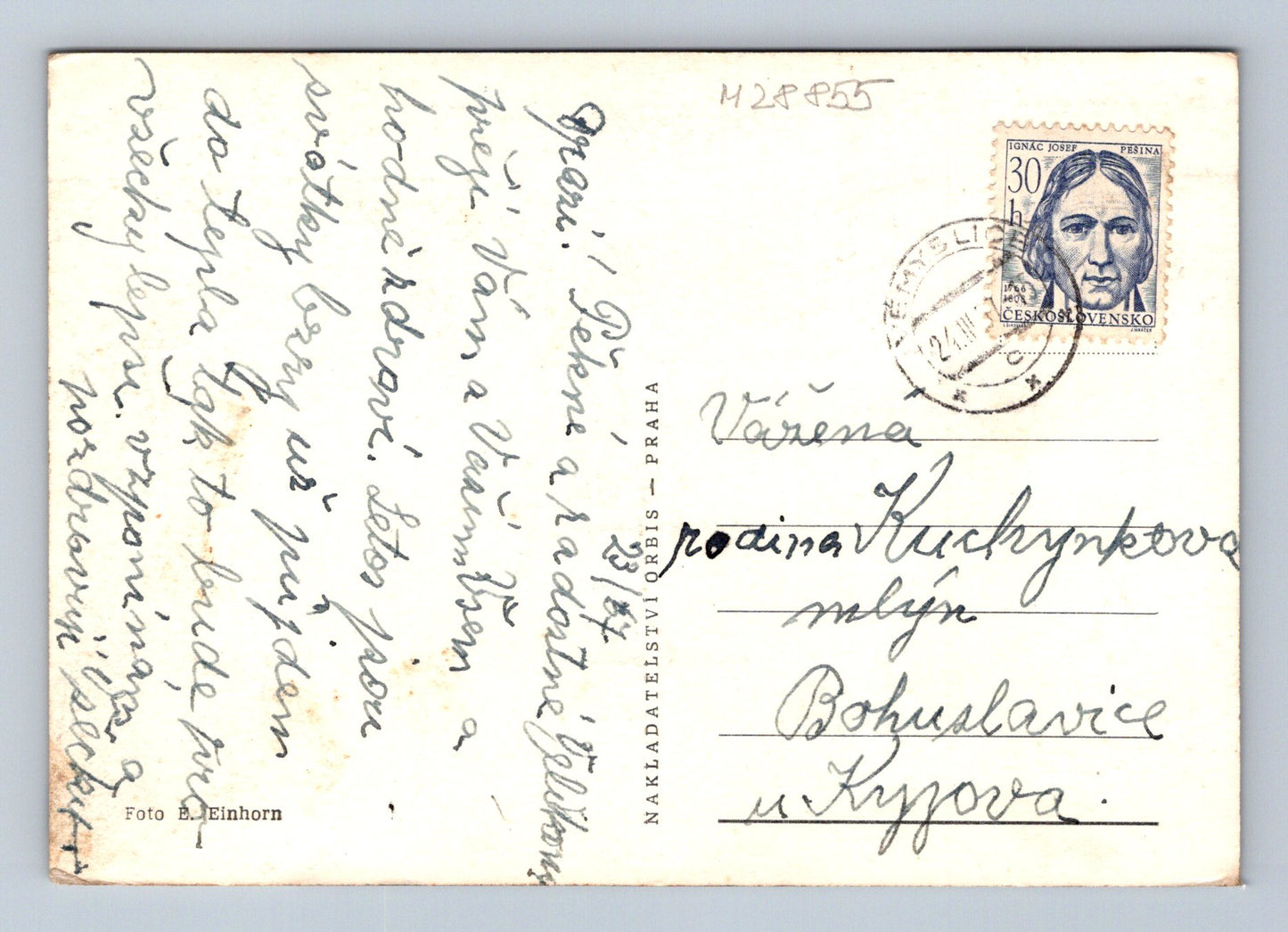Pohlednice SRDEČNÉ PŘÁNÍ tulipány 1937 (M28855)
