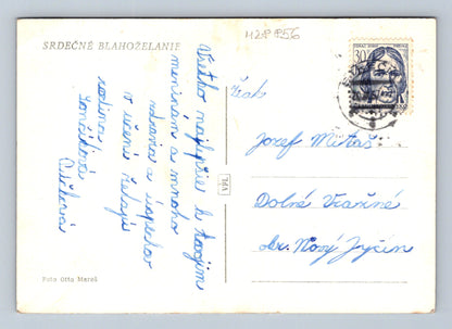 Pohlednice Kytice hyacintů zátiší 1941 (M28856)