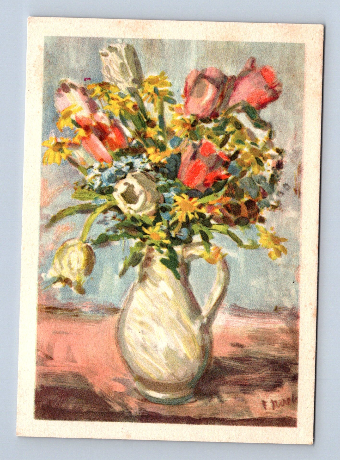 Pohlednice Květiny tulipány (M28866)