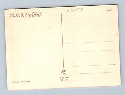 Pohlednice polní kytice K. Kupka (M28878)