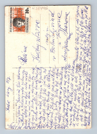Pohlednice Praha Strahovský klášter 1971 (M28896)