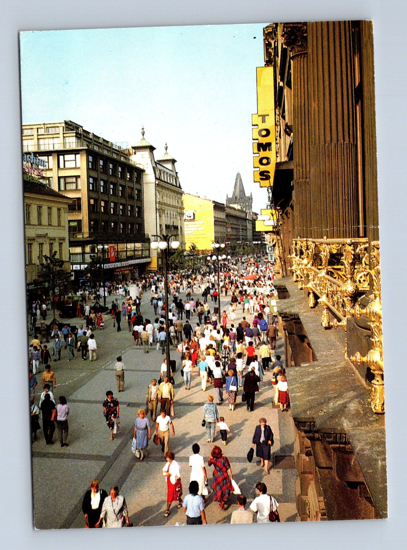 Pohlednice Praha pěší zóna 1988 (M28902)