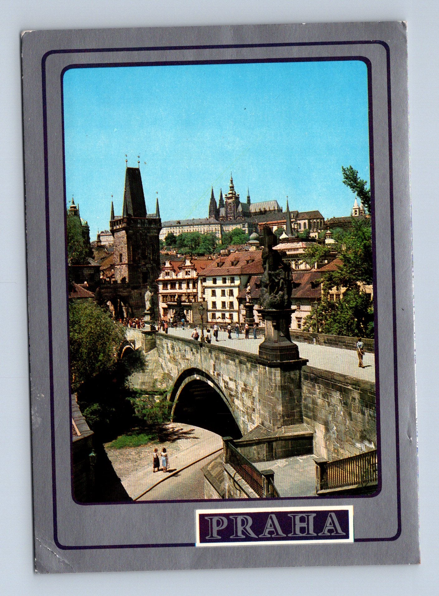 Pohlednice Praha Karlův most Hradčany (M28908)