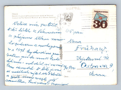 Pohlednice Praha Národní muzeum Václavské náměstí 1974 (M28912)