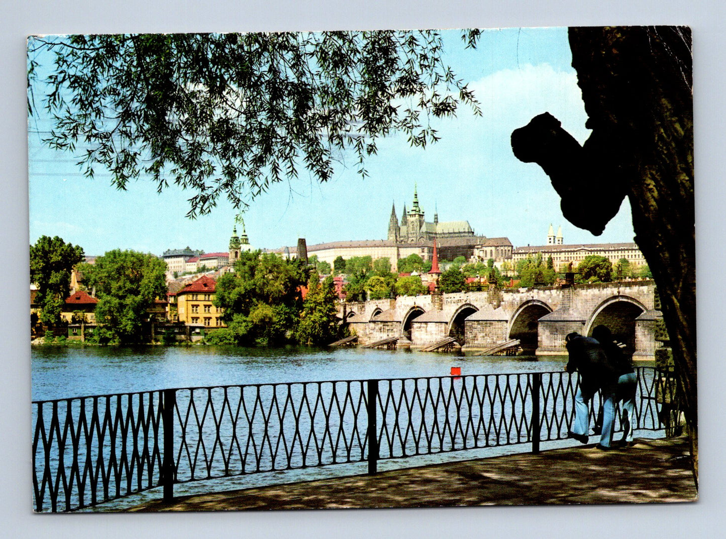Pohlednice Praha Hradčany Karlův most 1975 (M28913)