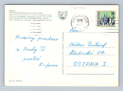 Pohlednice Praha Staroměstské náměstí 1968 (M28920)