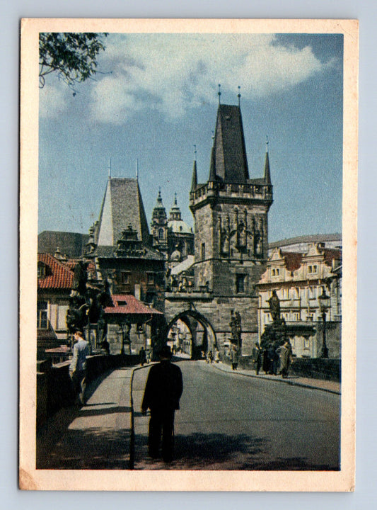 Pohlednice Praha Malostranské Mostecké věže (M28923)