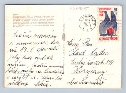 Pohlednice Praha Schwarzenberský palác 1970 (M28925)