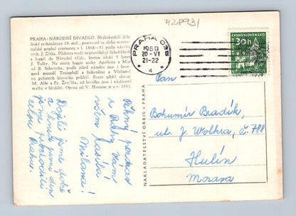 Pohlednice Praha Národní divadlo 1960 (M28931)