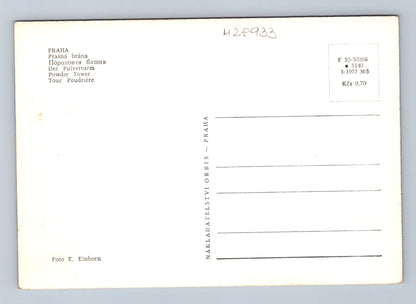 Pohlednice Praha Prašná brána 1977 (M28933)