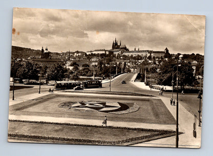 Pohlednice Praha Pražský hrad a Mánesův most (M28934)