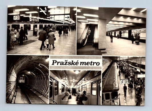 Pohlednice Praha Pražské metro 1974 (M28937)