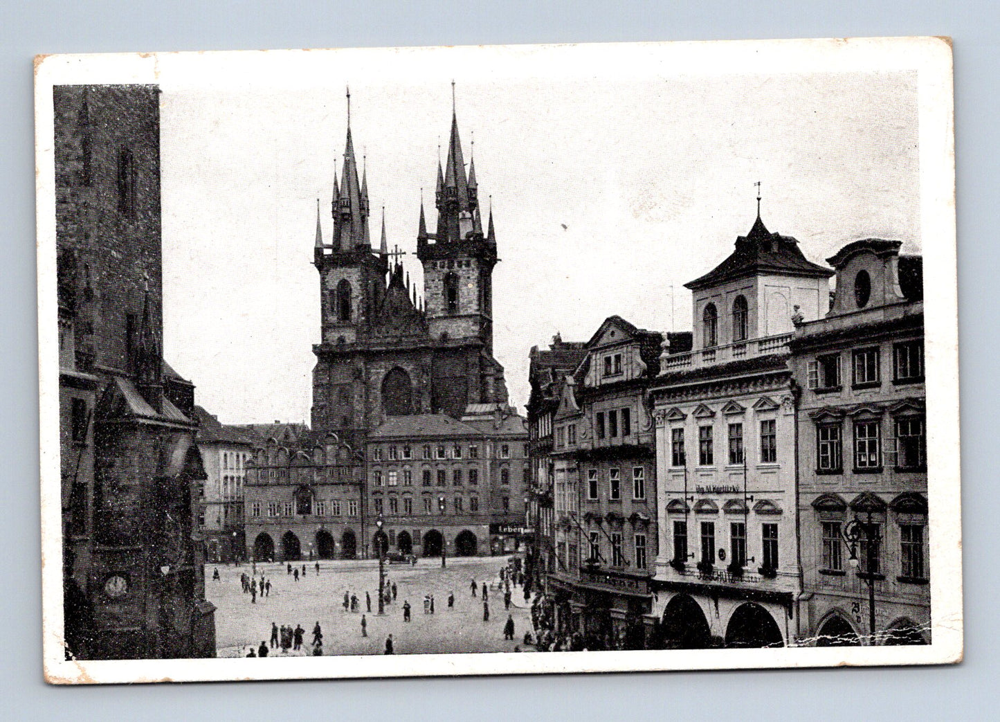 Pohlednice Praha Staroměstské náměstí Týnský chrám (M28944)
