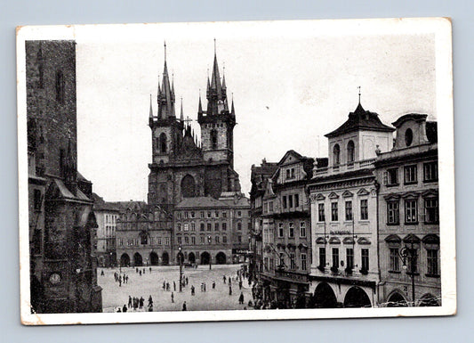 Pohlednice Praha Staroměstské náměstí Týnský chrám (M28944)