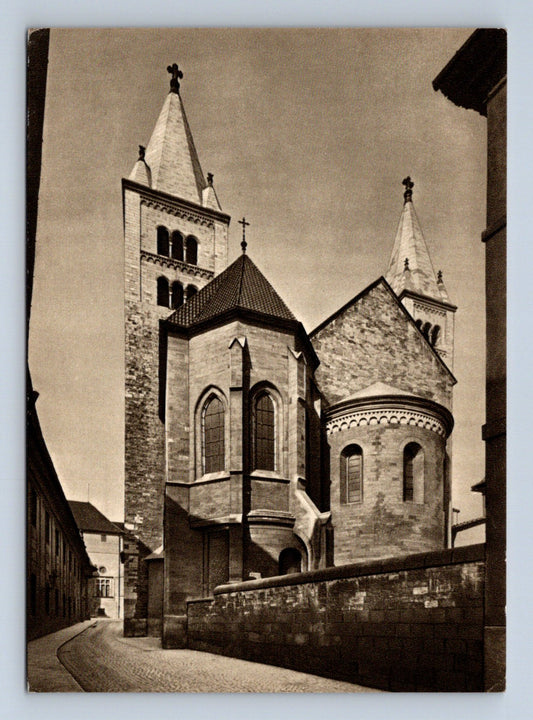 Pohlednice Praha Hrad kostel sv. Jiří východní strana (M28950)