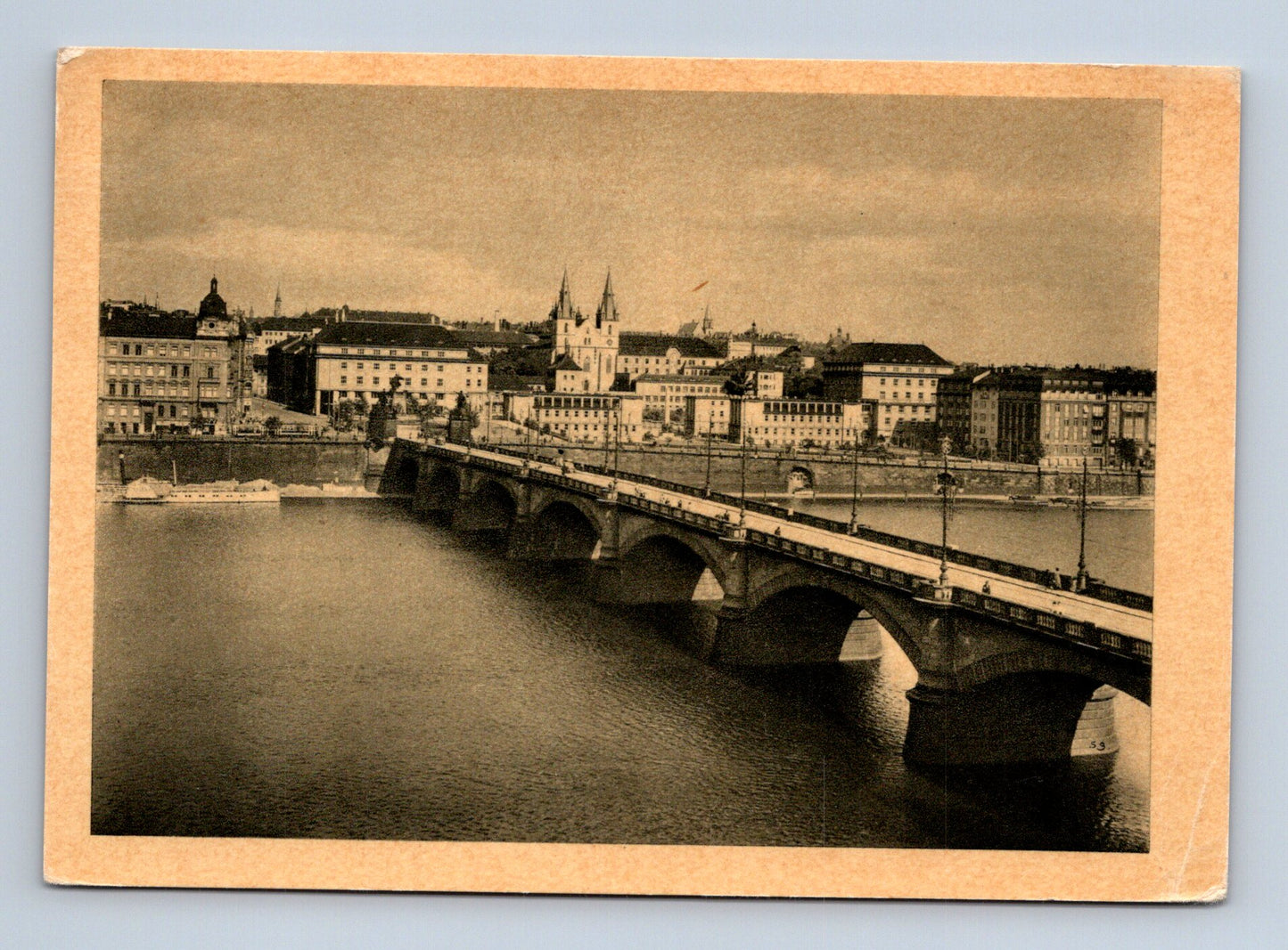 Pohlednice Emauzský klášter Praha 1938 (M28955)