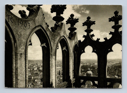 Pohlednice Praha katedrála výhled 1903 (M28961)