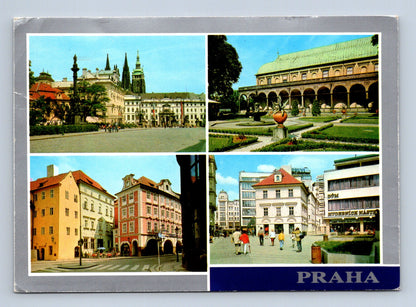 Pohlednice Praha různé pohledy 1988 (M28967)