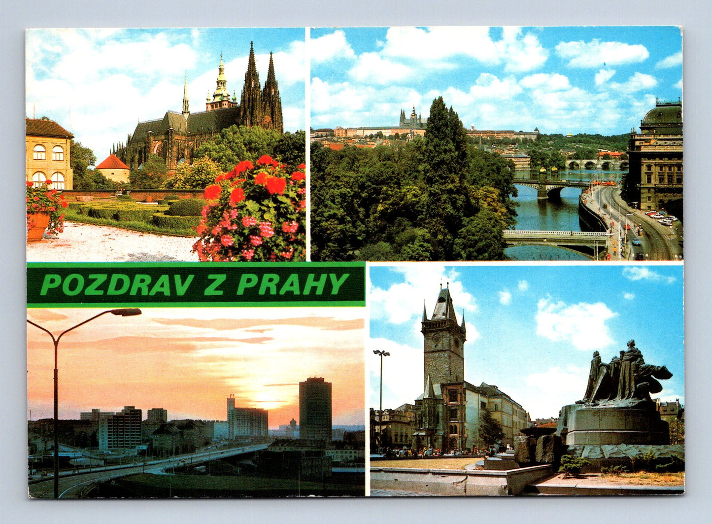 Pohlednice Praha různé pohledy 1973 (M28973)
