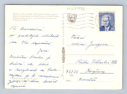 Pohlednice Praha různé pohledy 1973 (M28973)