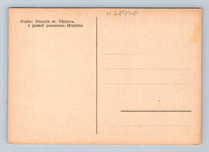 Praha Pomník sv. Václava Hradčany vlastenecký motiv (M28978)