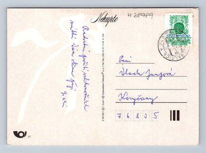 Pohlednice velikonoční vejce a konvalinky 1999 (M28989)