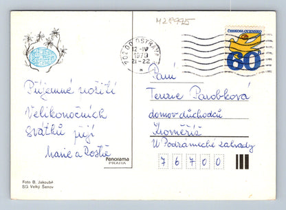 Pohlednice mláďata kachen Velikonoce 1979 (M28995)