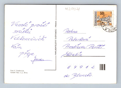 Pohlednice Velikonoce zajíček a kraslice (M29021)