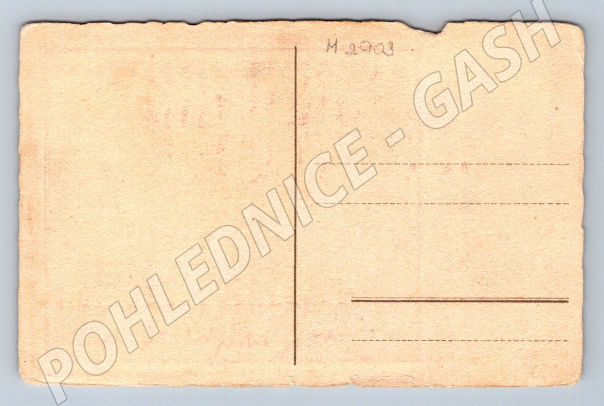 Postcard Našlibrní rouba ethnographic motif (M2903)