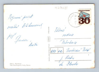 Pohlednice Velikonoční kraslice a vrbové proutky 1974 (M29031)